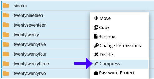 Compress all themes