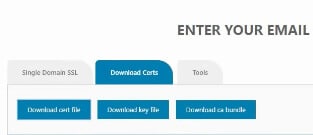 Download SSL Certificates