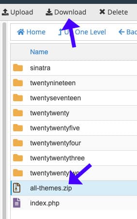 Download the compressed zip file