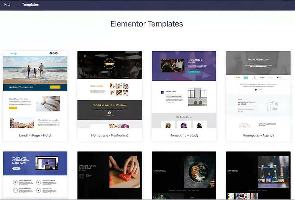 Elementor Templates