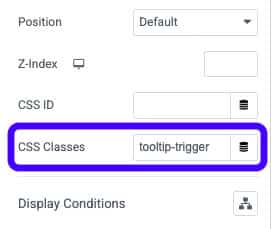 Add CSS class to Tooltip