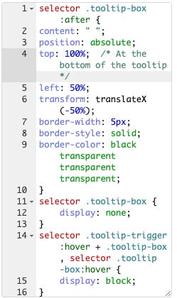 Elementor Tooltip CSS