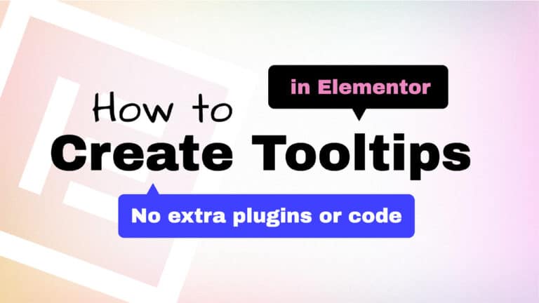 How to Create Tooltip in Elementor